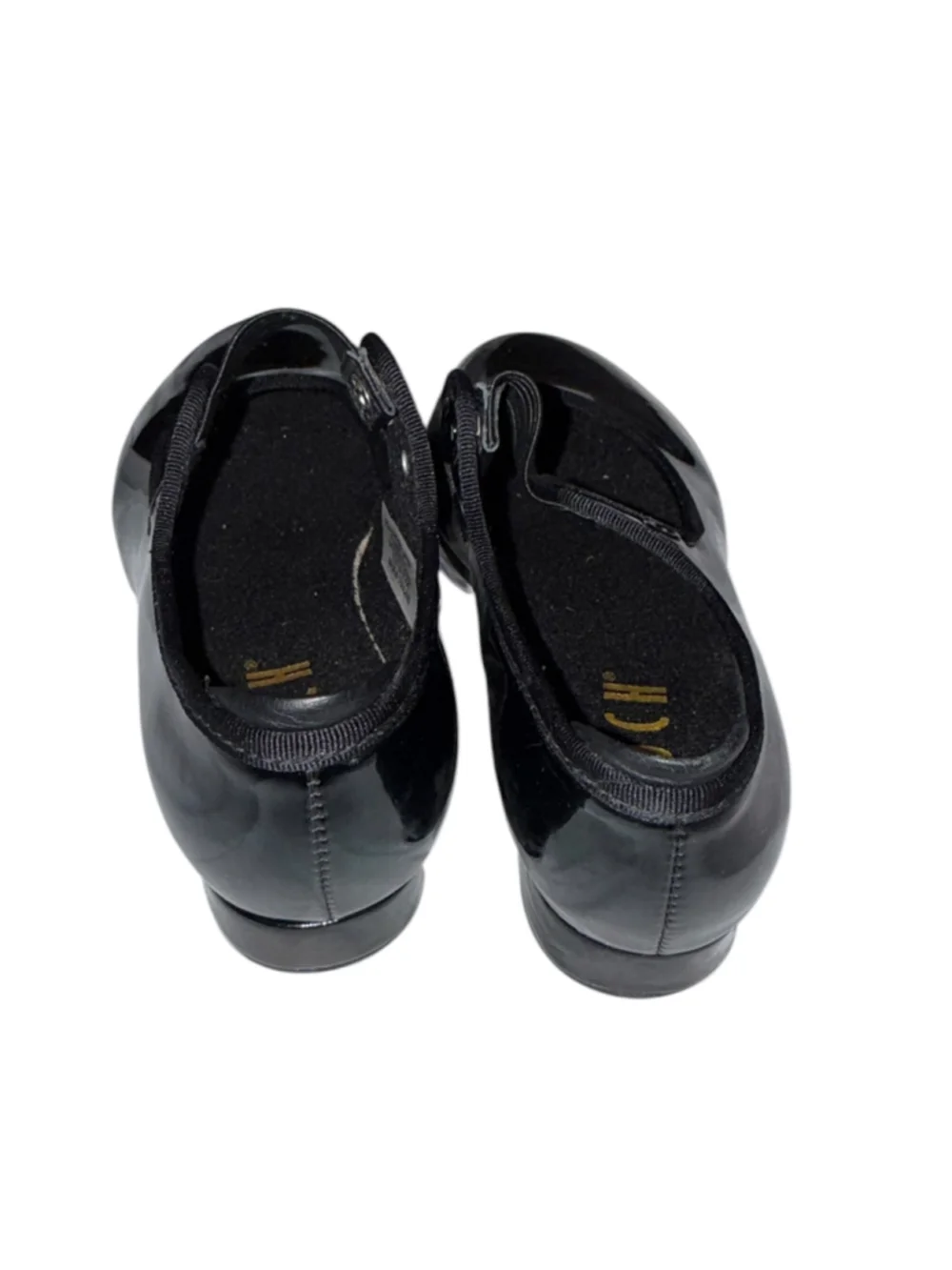 Bloch Black Patent Mary Jane Tap Shoes Techno Tap Size 11.5 M Kids Dance